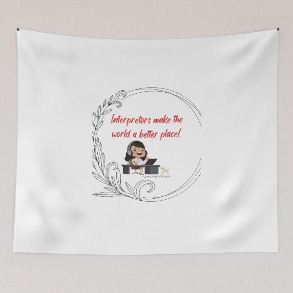 Item preview, Interpreter at desk Design designed and sold by PalomaHealing24.