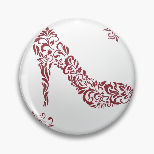 Item preview, Red Stiletto floral design  designed and sold by Melissa Renee.