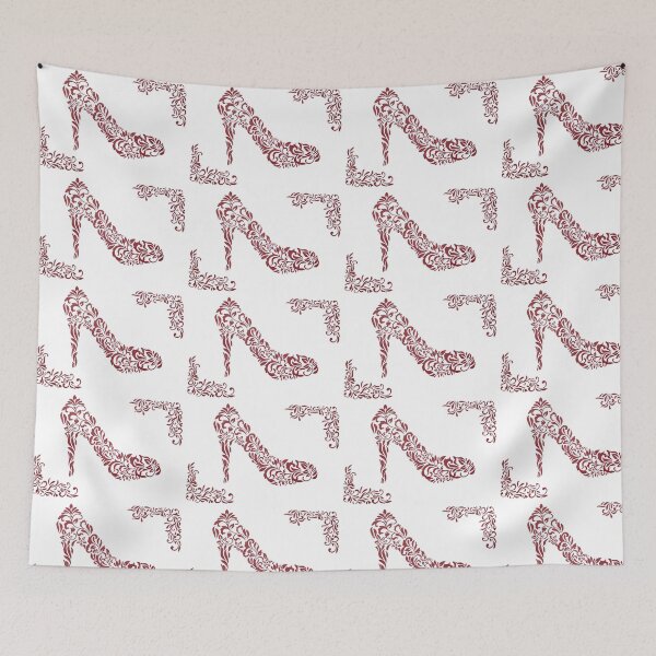 Item preview, Red Stiletto floral design  designed and sold by Melissa Renee.