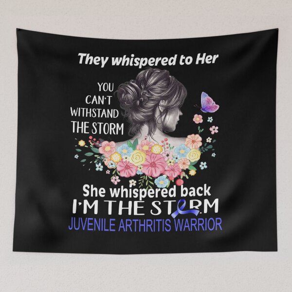 Item preview, Juvenile Arthritis Warrior I'm The Storm Juvenile Arthritis Awareness designed and sold by Hatjar.