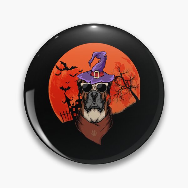 Item preview, Halloween Dog Lover Boxer Graphic Retro     designed and sold by Batljunk.