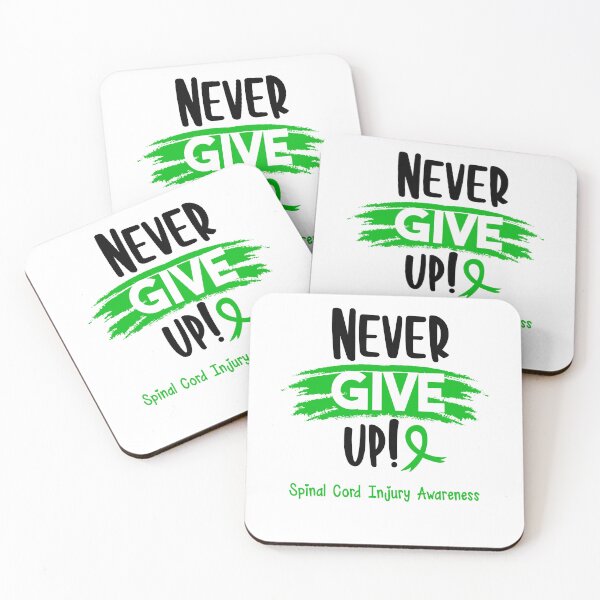 Item preview, Spinal Cord Injury Warrior - Spinal Cord Injury Awareness - Never Give Up! designed and sold by Robbsyn.