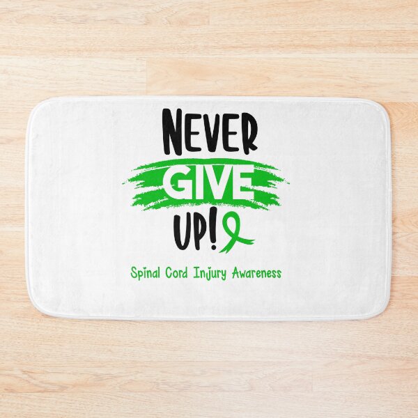 Item preview, Spinal Cord Injury Warrior - Spinal Cord Injury Awareness - Never Give Up! designed and sold by Robbsyn.