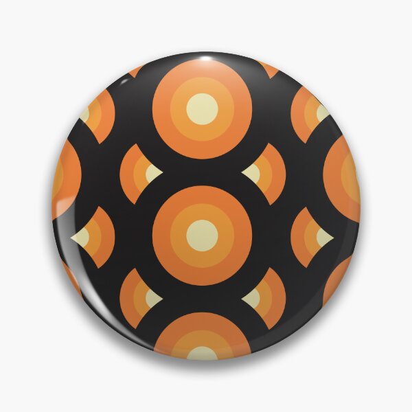 Item preview, Retro 60s 70s Geometric Pattern designed and sold by VintageRetroDep.