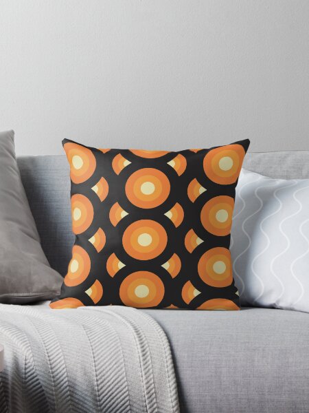 Item preview, Retro 60s 70s Geometric Pattern designed and sold by VintageRetroDep.