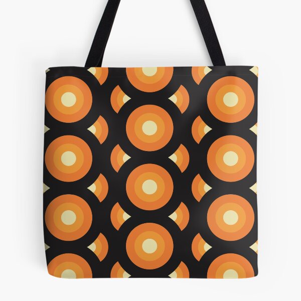 Item preview, Retro 60s 70s Geometric Pattern designed and sold by VintageRetroDep.