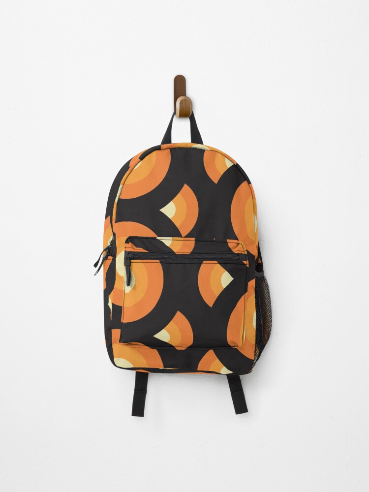 Thumbnail 1 of 3, Backpack, Retro 60s 70s Geometric Pattern designed and sold by VintageRetroDep.