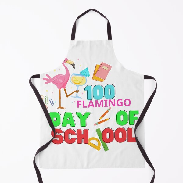 Artikelvorschau, 100 flammende Schultage Flamingo entworfen und verkauft von RachodShop.