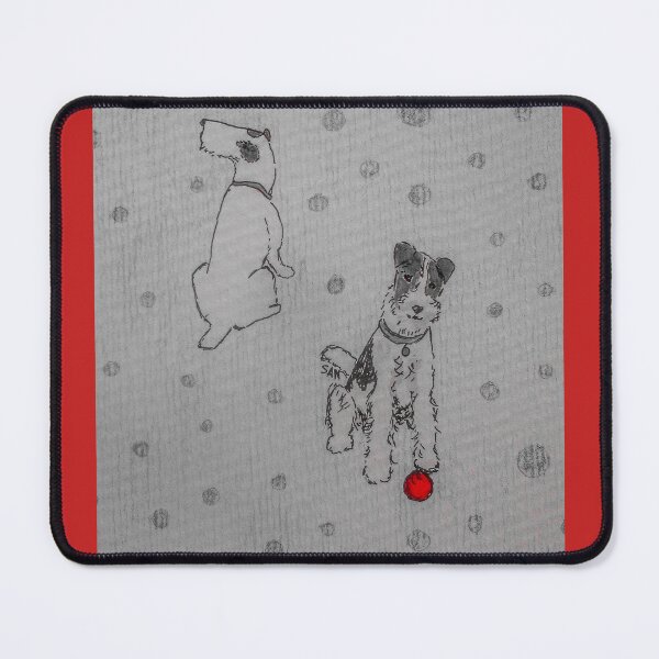 Item preview, Vintage Style Terriers Mixed Media in Black and White designed and sold by TurnipWilson.