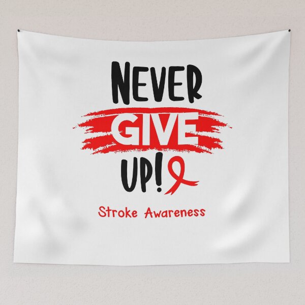 Item preview, Stroke Warrior - Stroke Awareness - Never Give Up! designed and sold by Robbsyn.