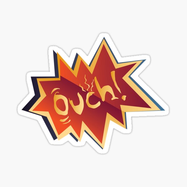 Ouch Sticker