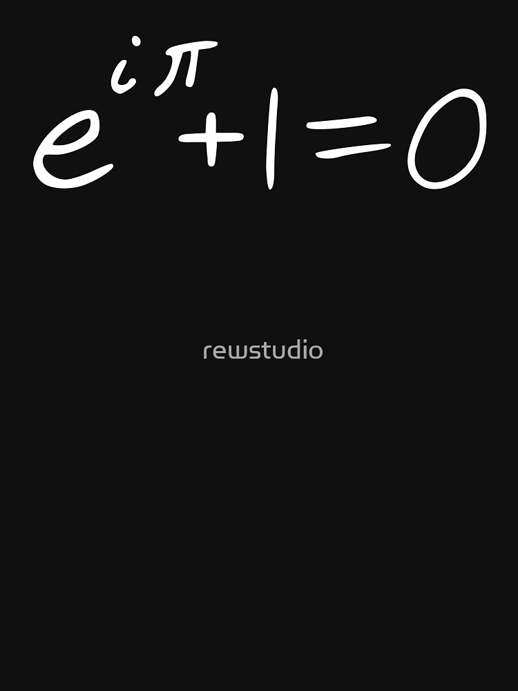 Thumbnail 7 of 7, Classic T-Shirt, Euler Identity designed and sold by rewstudio.