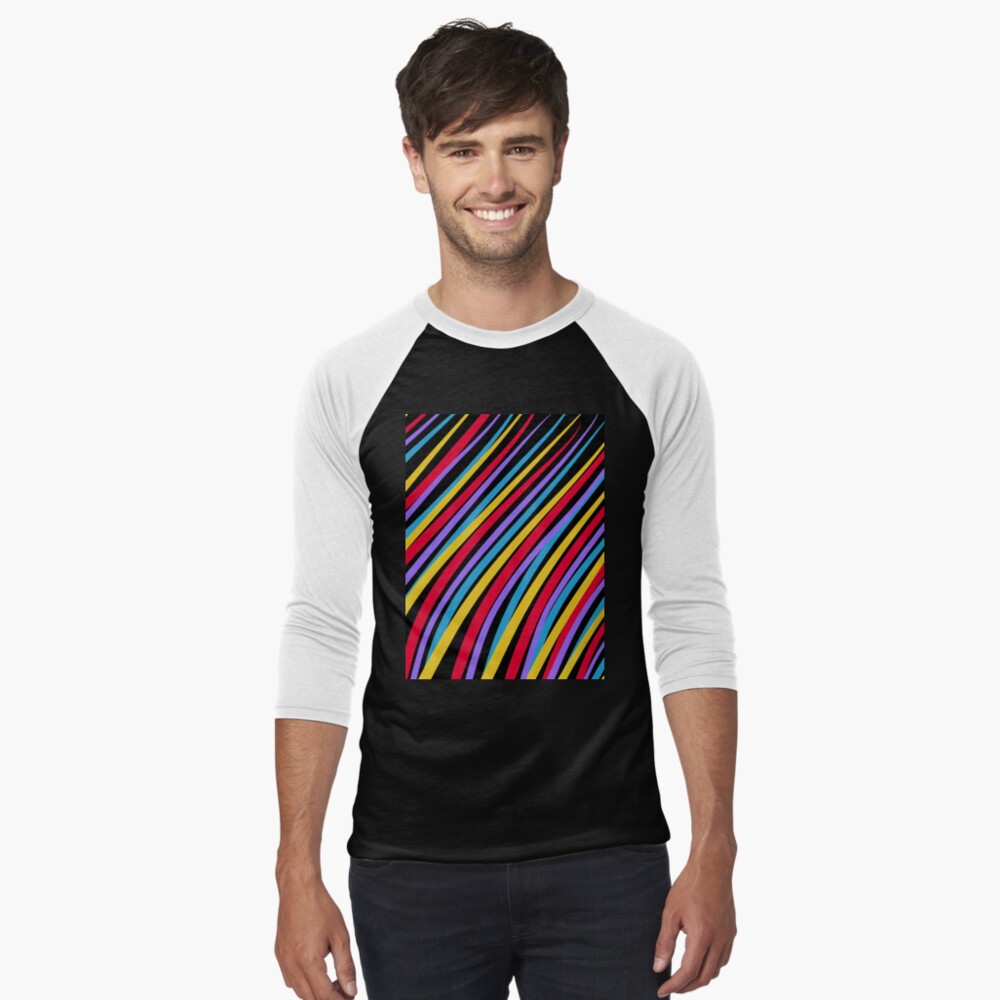 Item preview, Baseball ¾ Sleeve T-Shirt designed and sold by OneDayArt.