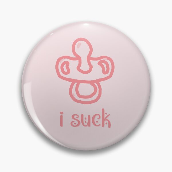 Item preview, "I Suck" Pink Pacifier - Rude Graphic designed and sold by roselikething.