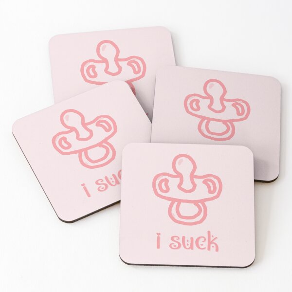 Item preview, "I Suck" Pink Pacifier - Rude Graphic designed and sold by roselikething.