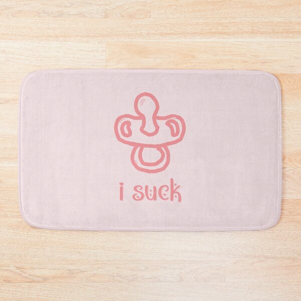 Item preview, "I Suck" Pink Pacifier - Rude Graphic designed and sold by roselikething.