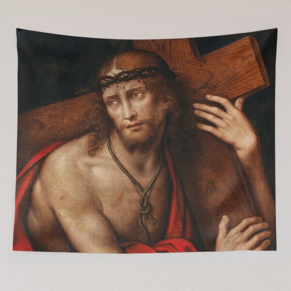 Item preview, Christ Carrying the Cross | Giovanni Pietro Rizzoli | 1535 Renaissance Gospel Biblical Art designed and sold by CJET.