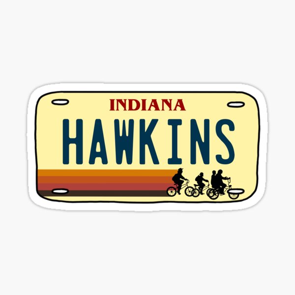 Item preview, Hawkins License Plate designed and sold by Kaley Hoggle.
