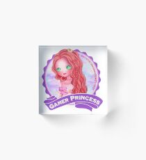 Gamer Princess Youtuber - Products Acrylic Block