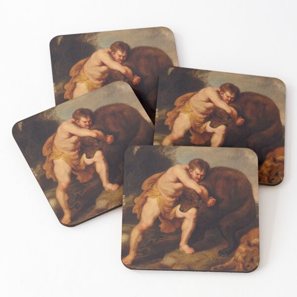 Item preview, David Fighting the Bear | Peter Paul Rubens | 1628 Renaissance Biblical Art designed and sold by CJET.