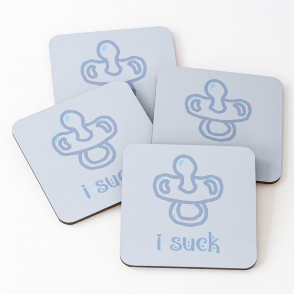 Item preview, "I Suck" Blue Pacifier - Rude Graphic designed and sold by roselikething.