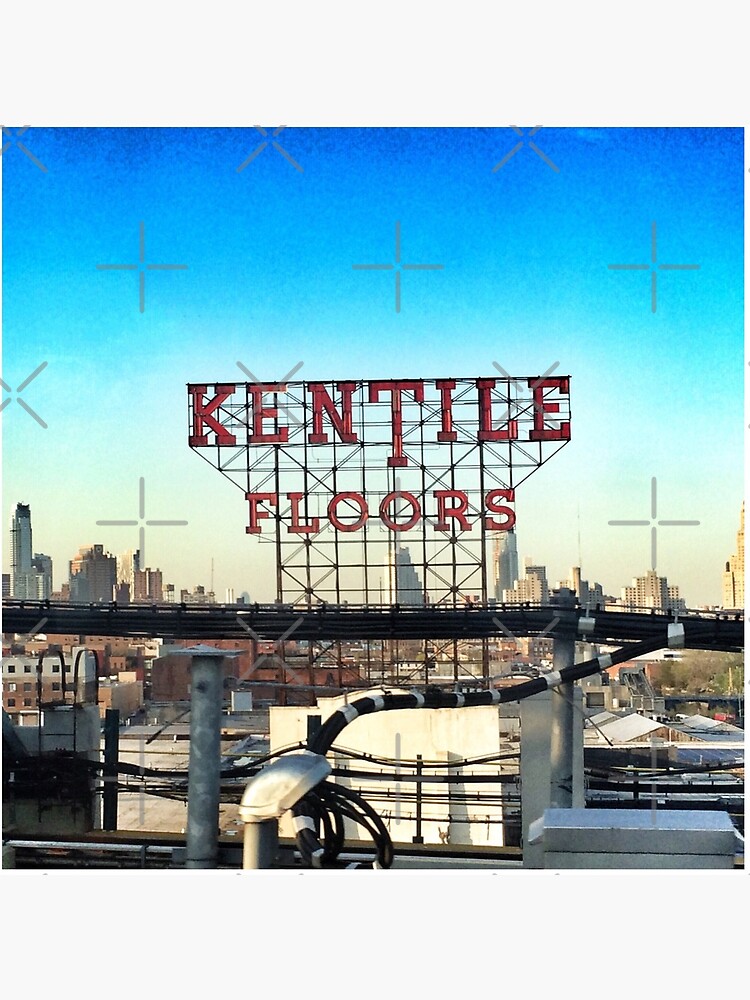 Kentile Floors - Downtown Brooklyn Skyline Photography by OneDayOneImage - Brooklyn Lovers by OneDayArt