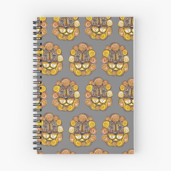 Item preview, lion pattern cartoon grey designed and sold by lex-sky.