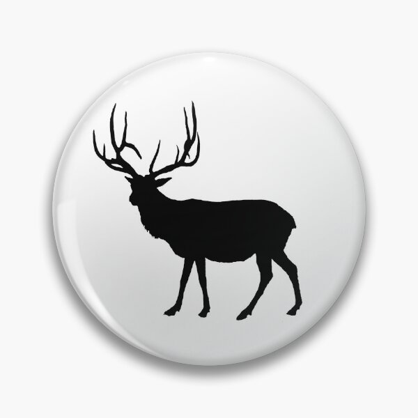 Item preview, Bull elk Silhouette  designed and sold by Saltypro.