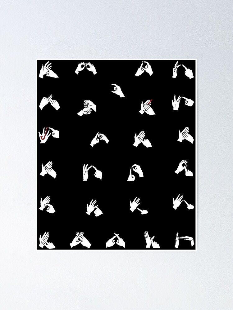 Früheres Britisches Weltreich 6 Buchstaben "BSL Auslan Alphabet Buchstaben Aufkleber | Britisches Alphabet der