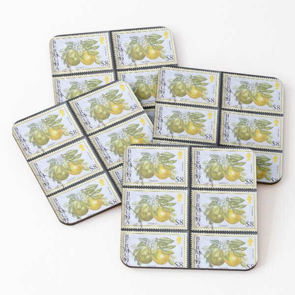 Item preview, Lemon Citrus Vintage Postage Stamp designed and sold by Factory57.