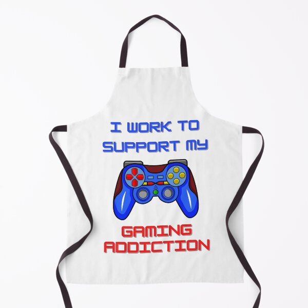 Item preview, Gamer Gift Ideas - Game Controller - I Work To Support My Gaming Addiction designed and sold by CreativeCranium.
