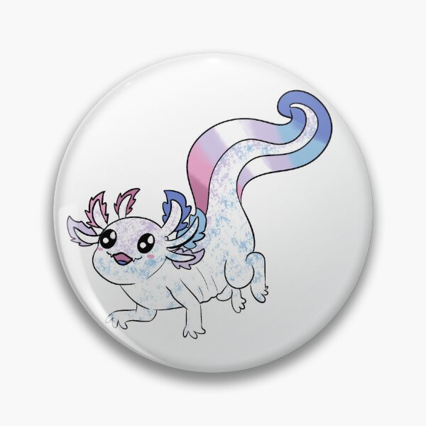 Item preview, Bigender Axolotl /\ BiGendolotl/\ designed and sold by Zendwir.