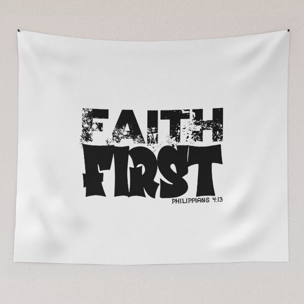 Item preview, FAITH FIRST  PHILIPPIANS 4:13 designed and sold by CRINGEWORTHY TEES.