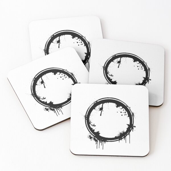 Item preview, BLACK CIRCLE ABSTARCT ART. designed and sold by domingoepil24.
