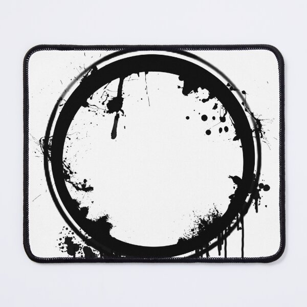 Item preview, BLACK CIRCLE ABSTARCT ART. designed and sold by domingoepil24.