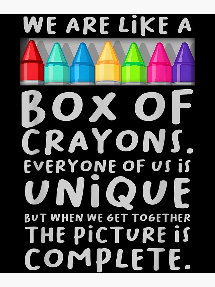 We are like a box of crayons funny back to school teacher students - Back  To School - Pin