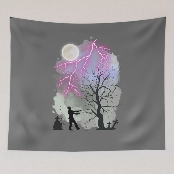 Item preview, zombie in graveyard designed and sold by Soofingscapes.