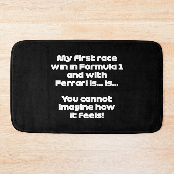 Item preview, SAI. My First Race Win! - Best Team Radio British 2022 GP (White) designed and sold by FilipeFerreira.