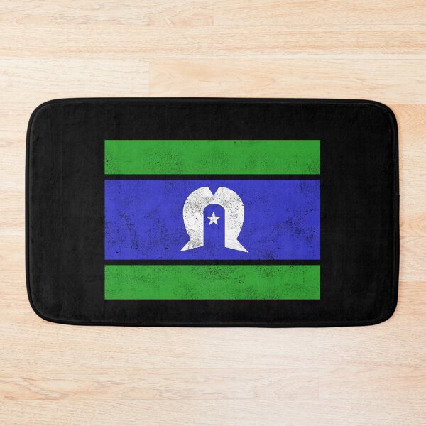 Item preview, Indigenous Torres Strait Islander Flag [Worn Look] designed and sold by politicalamity.