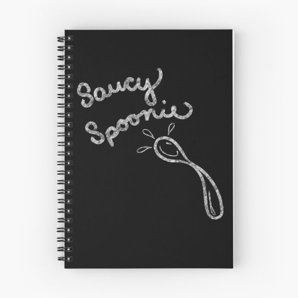 Item preview, Saucy Spoonie funny chronic illness awareness design, white print designed and sold by Rockwoodarts.
