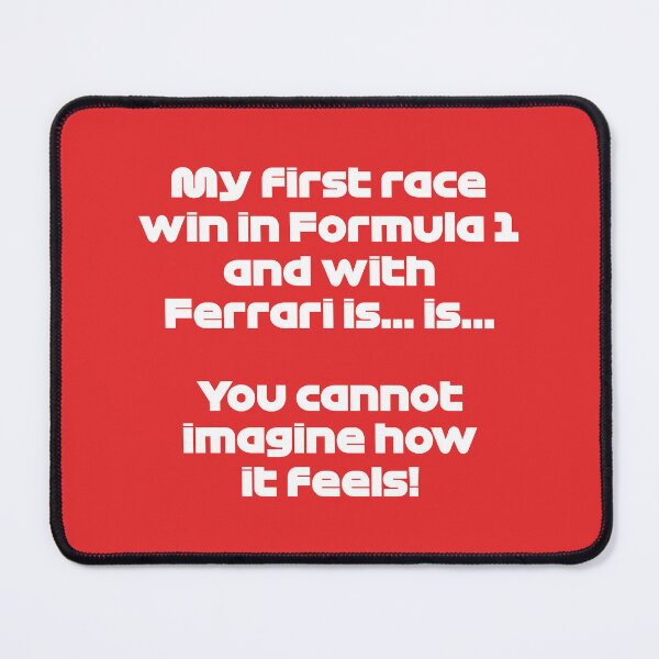 Item preview, SAI. My First Race Win! - Best Team Radio British 2022 GP (Red BG) designed and sold by FilipeFerreira.