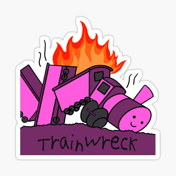 Item preview, Trainwreck Pink designed and sold by FUDup.
