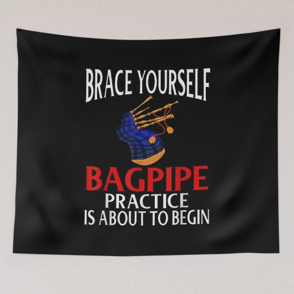 Item preview, Bagpipes  Bagpipe Practice Piper Humor Funny Bagpiper designed and sold by AgnesGeller.