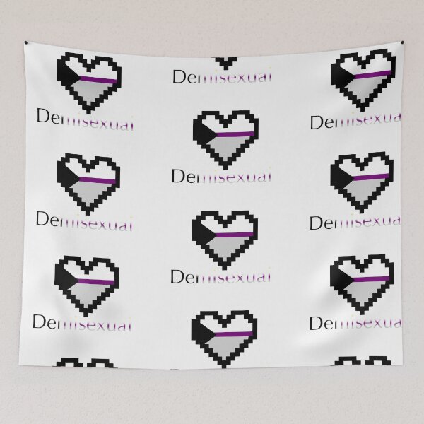 Item preview, Demisexual Pride Heart Pixel Design designed and sold by Avas Friend.