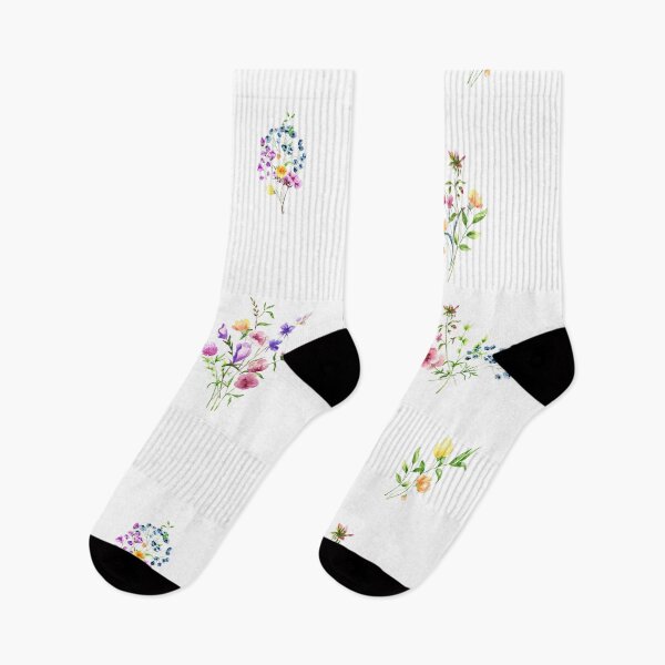 Artikelvorschau, Pastell Aquarell Wildblumen entworfen und verkauft von silviaol.