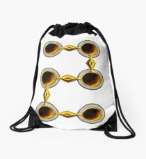 Simple Robe (white) Drawstring Bag