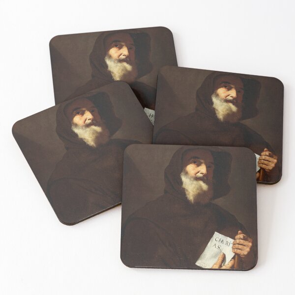 Item preview, Saint Francis of Paola | Jusepe de Ribera | 1640 Renaissance Christian Art designed and sold by CJET.