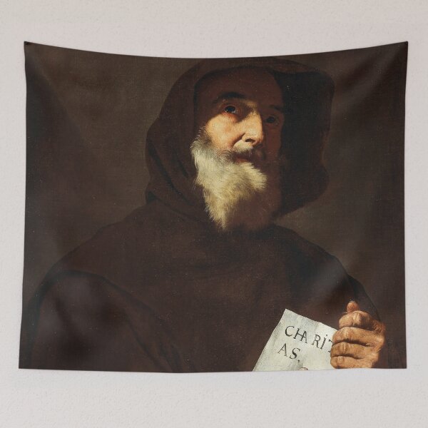 Item preview, Saint Francis of Paola | Jusepe de Ribera | 1640 Renaissance Christian Art designed and sold by CJET.