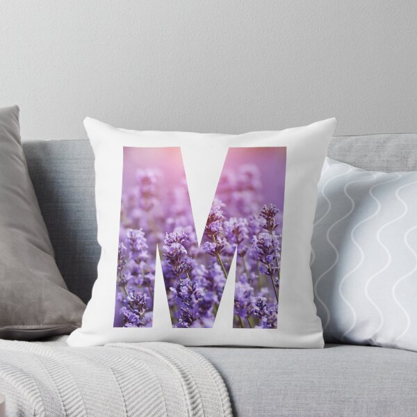 Item preview, Lavender Flowers Monogram Initial Letter M designed and sold by silviaol.