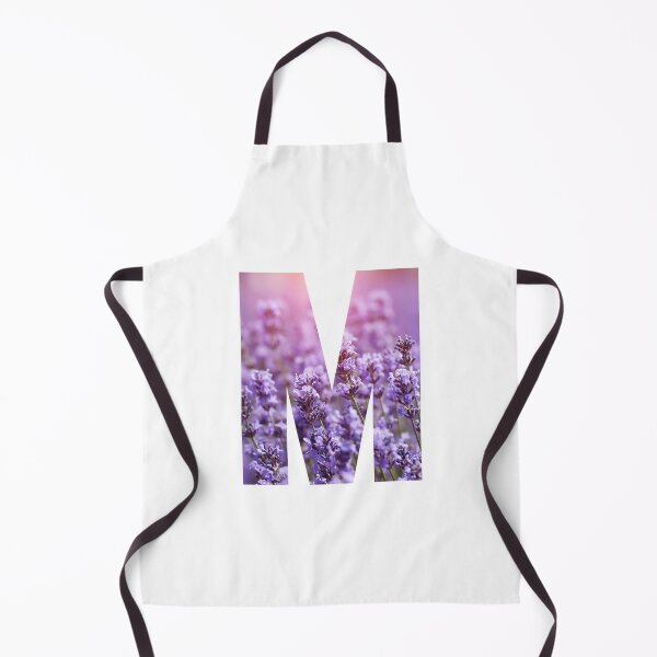 Item preview, Lavender Flowers Monogram Initial Letter M designed and sold by silviaol.